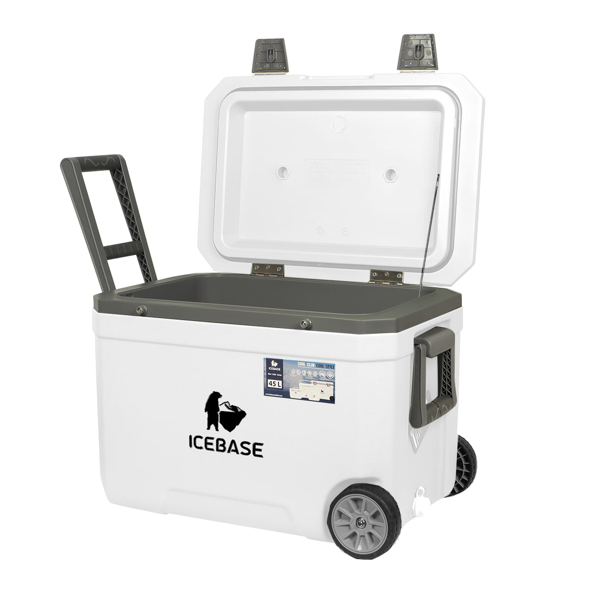 กระติกน้ำแข็งเก็บความเย็น ICEBASE รุ่น CLP-301WH (PEGASUS) ขนาด 45 ลิตร สีขาว_1